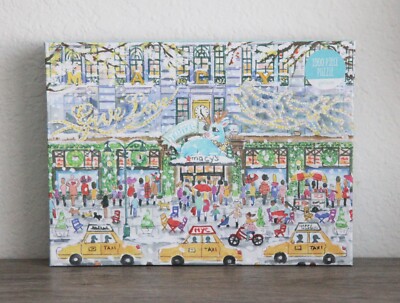Galison Michael Storrings Macy's Give Love Puzzle 1000 Pc Christmas Gift New HTF