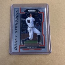 ZACK GELOF 2021 Panini Prizm Draft Picks Draft Standouts #DS-ZG Oakland A’s A-52