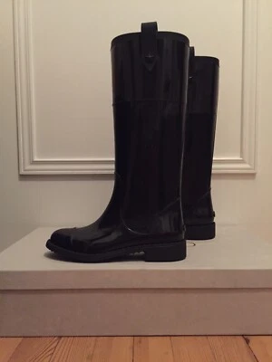 gummistiefel 38 von Jimmy Choo NEU! / Schwarz - Bild 1 von 4