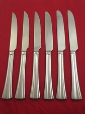 Reed  Barton BROOKSHIRE Stainless 3-Steak Knives  3-Dinner Knives Flatware