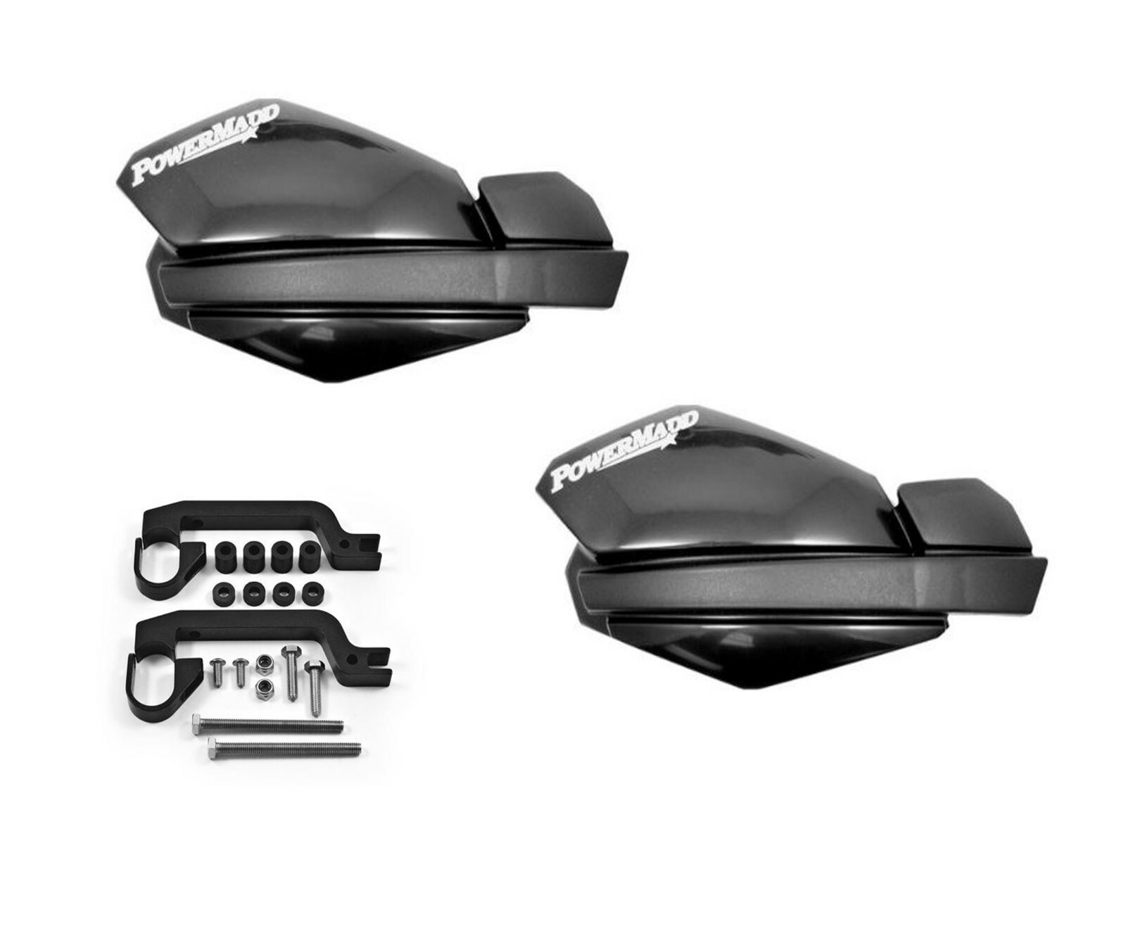 Powermadd Trail Star Hand Guards Handguards Mount Kit Black Honda ATV 34100 eBay