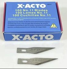 100Pcs for X-ACTO Knife Scoring Sharp #11 Blades EXacto Set Hobby Craft Arts USA