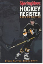 The Sporting News Hockey Register 2001-02 edition -Penguins Mario Lemieux