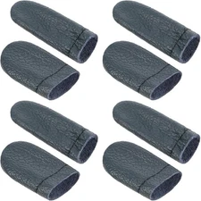 Crochet Finger Protectors Leather Guards for Sewing Needle Felting Knitting Hand