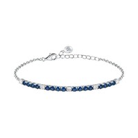 Armband Morellato Frauen Tesori Silber/Kristalle Blau