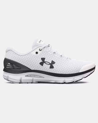 Under Armour Charged Gemini Men s Running Shoes Size 8 White Jet Gray