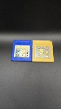 Pokemon Blue AND Gold Version - Nintendo Game Boy - authentic WORKING & SAVES