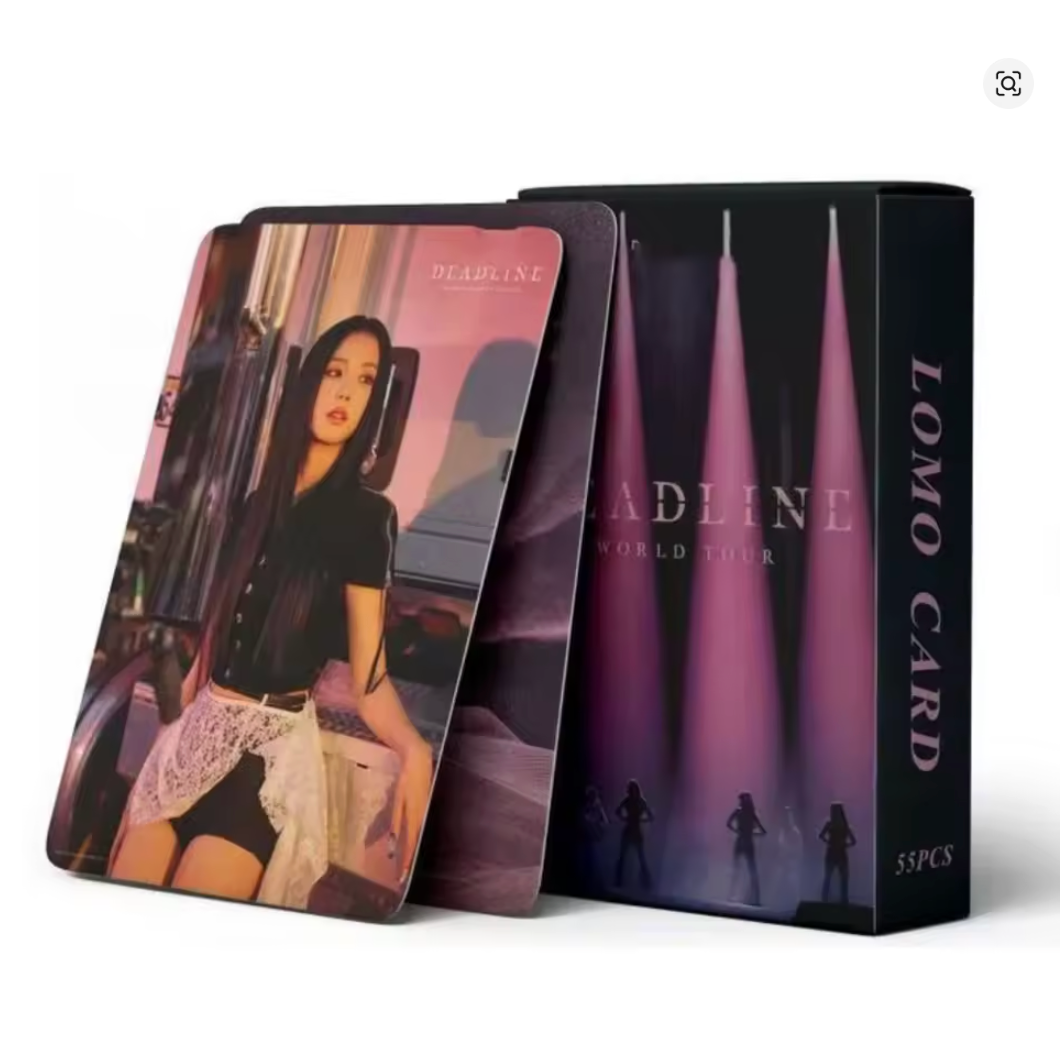 55PCS K-POP BLACK PINK DEADLINE POP UP LOMO POSTCARD FAN