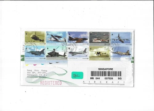 Singapore Year 2003 Registered FDC Postally Sent #02