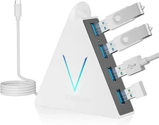 USB C Hub ,USB C to USB Hub with 4 USB 3.0 Ports,Type C Splitter 