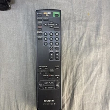 Sony VTR RMT-V182B Remote Control TV VTR Wireless Black Used