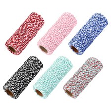 Cotton Rope Twisted Braided Rope Cord Multicolored 50m/55 Yard 1.5mm Dia for ...