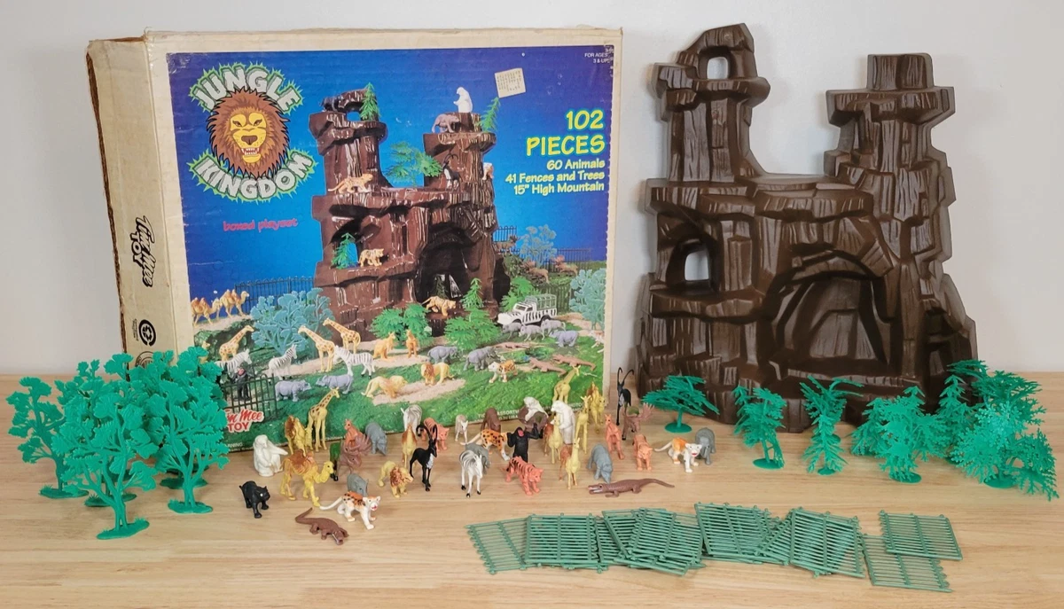 Jungle Playset In Vintage & Antique Play Sets for sale - eBay