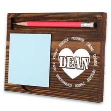 Dean Thank You Gift Rustic Wooden Pencil Note Dean Gift for Academic Leaders