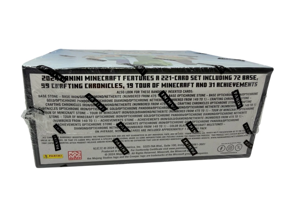 Sealed Panini Minecraft Preferred Box Official Trading Cards, 144 Cards per Box - Image 3 of 4