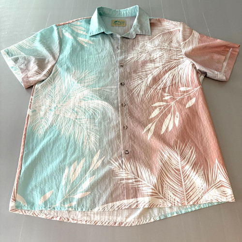 VINTAGE Royaura Hawaiian Button Up Shirt Men XL Multi-Color Breathable Shirt - Image 1