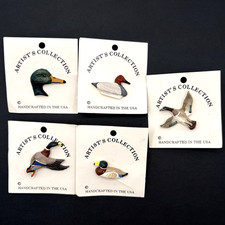 Lot of 5 Michael O'Leary Wildlife Unlimited Duck Pins Fargo North Dakota