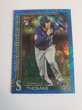 2025 Topps Update Rhylan Thomas Blue Foil # 122/150. RC.