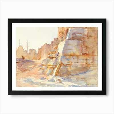 Cairo, John Singer Sargent Art Prin Framed Wall Art Poster Canvas Print Picture