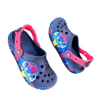 Crocs Kids Classic Star Wars Theme Clogs Toddler Size 11 Blue Sandals