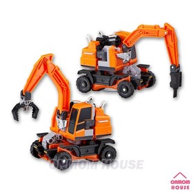 Tobot Heavy Metal 3-in-1 Combine Robot Heavy Equipment Korean Toy