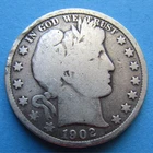 1902 Barber Half Dollar