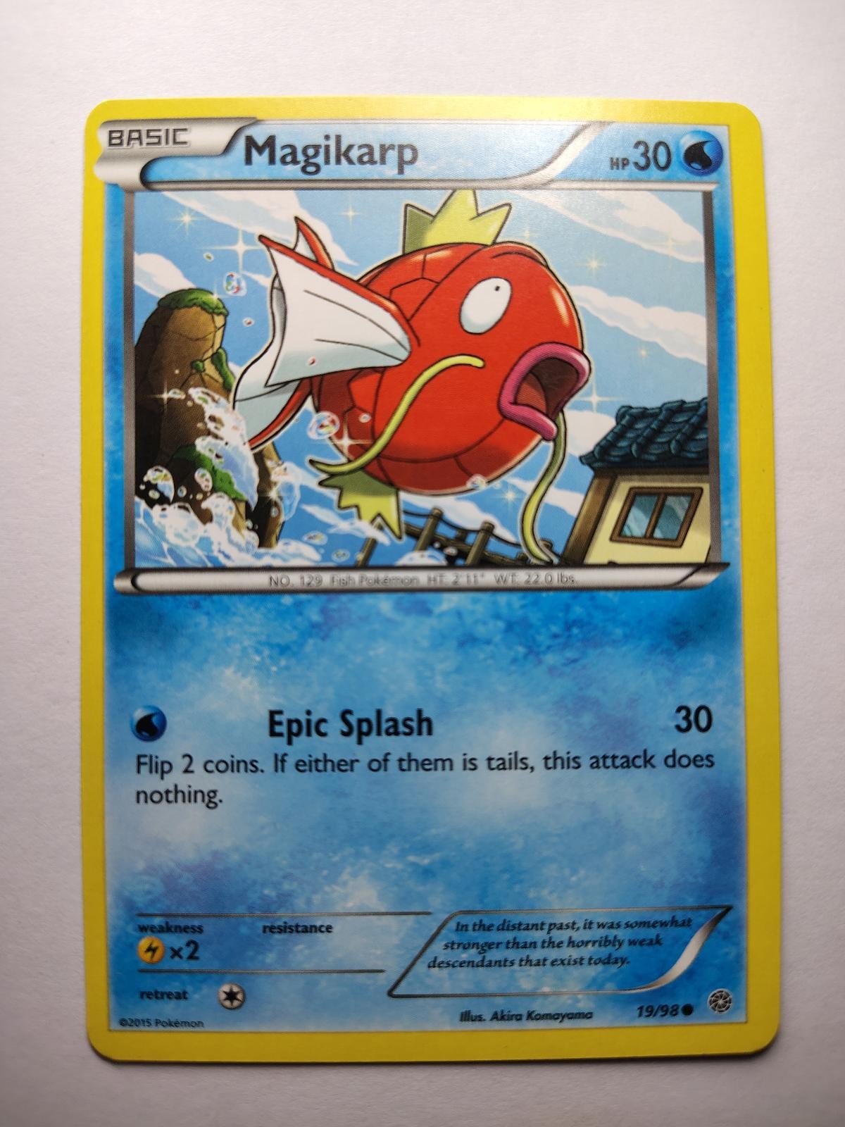 Magikarp 19/98 C Ancient Origins Pokemon Near Mint