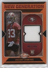 2024 Certified New Generation Jerseys Orange Mirror /249 Jacob Cowing 1h83