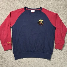 Mitchell & Ness RSL Real Salt Lake Crewneck Sweatshirt Men’s L MLS Soccer Blue