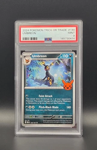 2024 Umbreon 130/197 - Trick or Trade BOOster - PSA 9