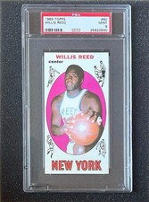 1969 Topps - #60 Willis Reed - PSA 9