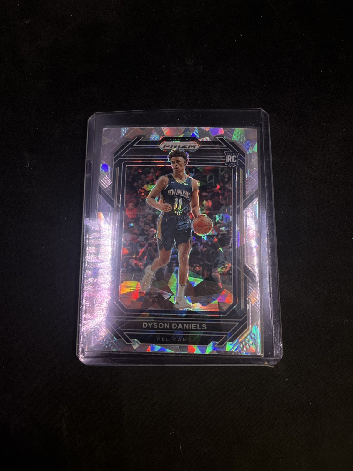 2022-23 Panini Prizm Dyson Daniels Cracked Ice RC Rookie #233 Pelicans Hawks