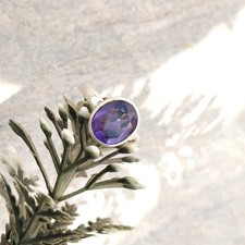 Best Amethyst Gemstone 925 Sterling Silver Best Ring For Mother's Day Gift AB-5