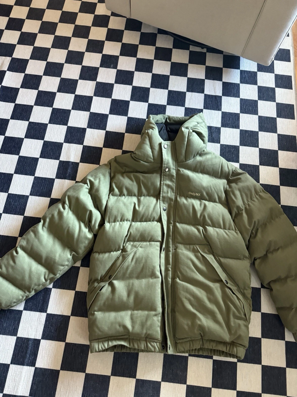Only Ny Puffer Jackets Men's Large Puffer Jacket Winter Coat