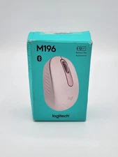 Logitech Wireless Bluetooth Mouse M196 Ambidextrous IR LED 1000 DPI Pink A12