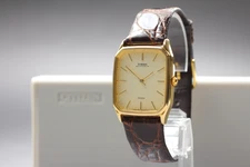 *N MINT CASE* CITIZEN Forma 6031-G07664 Gold Square 26mm QZ Watch From JAPAN