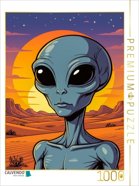 Calvendo Puzzle Visitors From The Stars | 1000 Pieces, Finished Size 25.2 × 18.9-image
