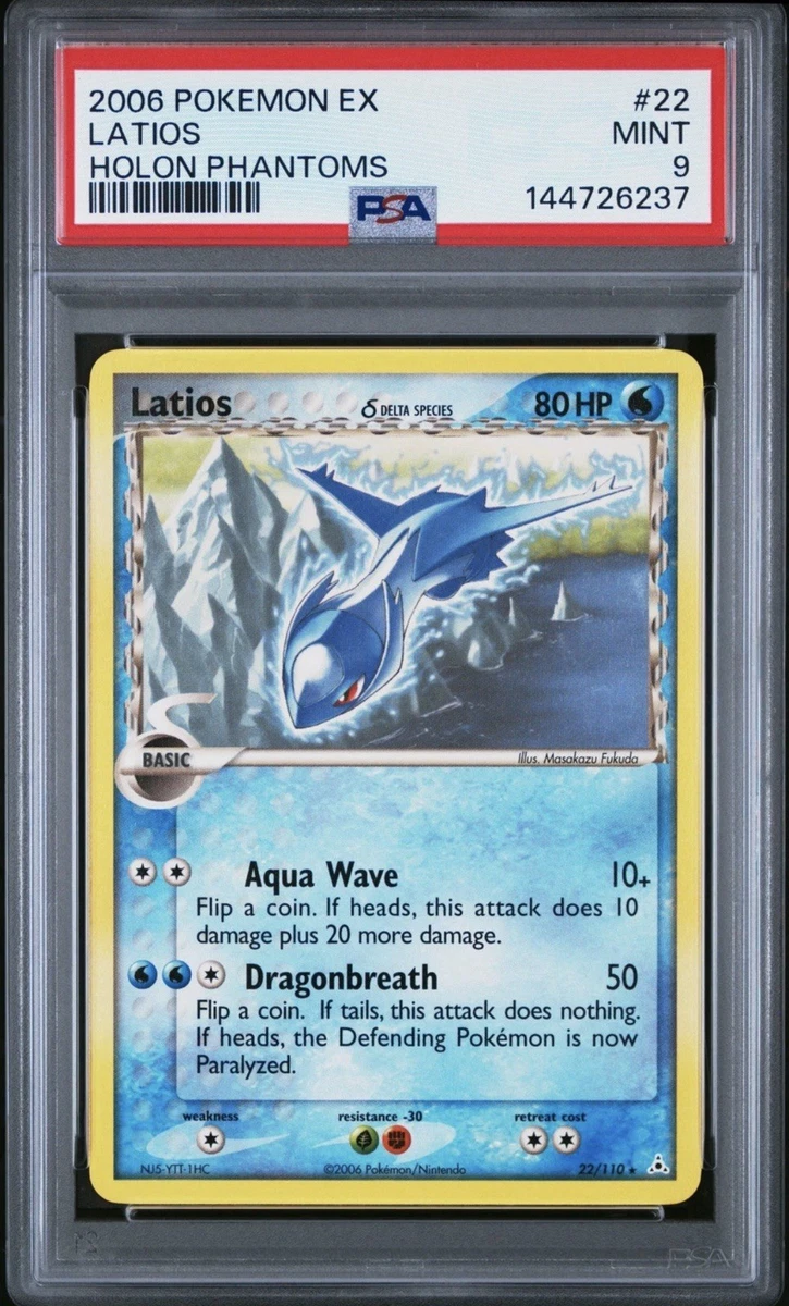 Latios Pokémon TCG Professional Sports Authenticator (PSA) Individual  Trading Card Games for sale