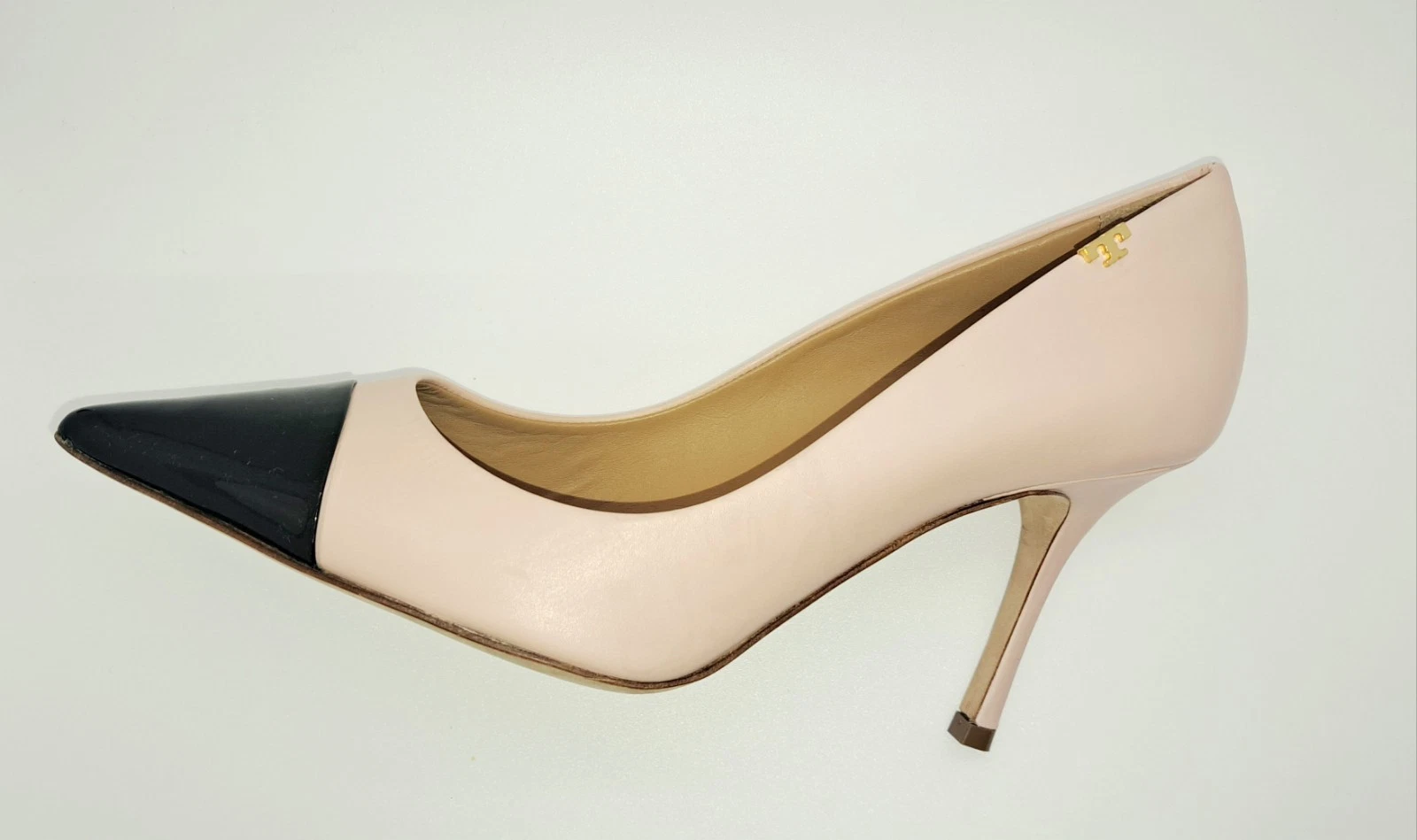 Tory Burch Penelope punta a cappuccio tacchi di lusso taglia 7 5