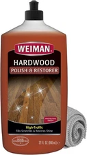 Weiman Wood Floor Polish and Restorer 32 Oz Bundle - High-Traffic Hardwood Floor