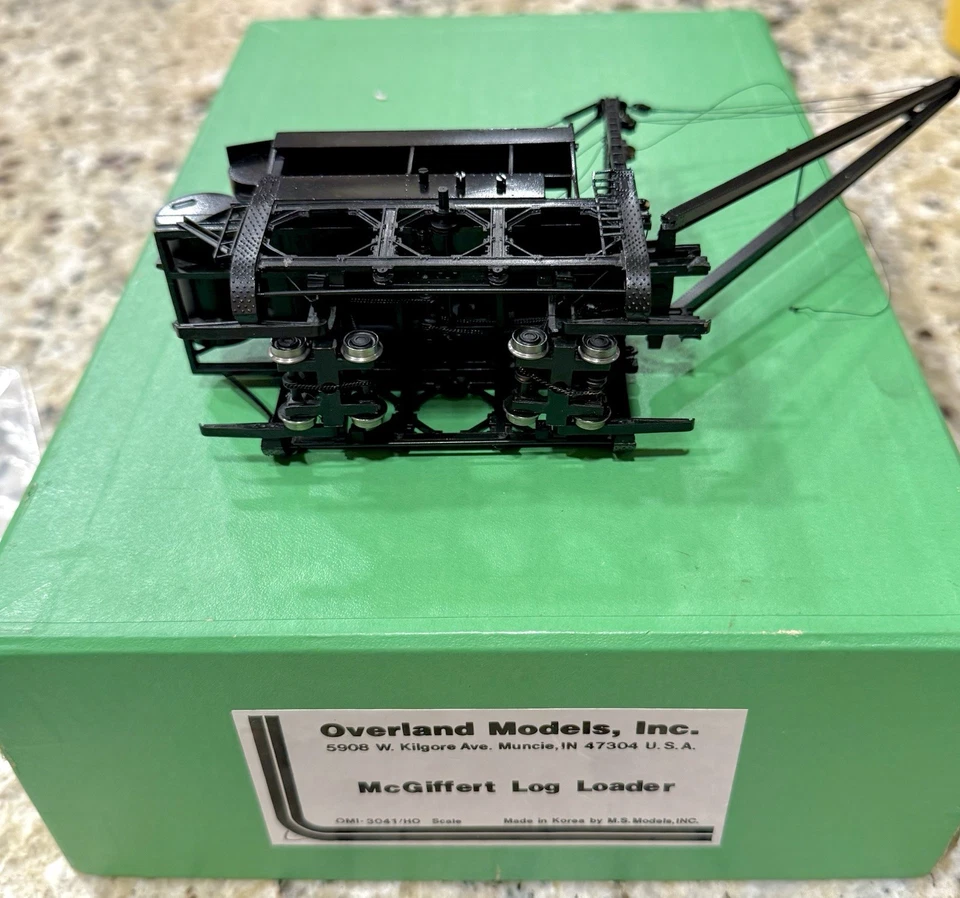 Cargador de troncos McGiffert de latón HO Overland Models Inc nuevo en caja Foto 4 de 4