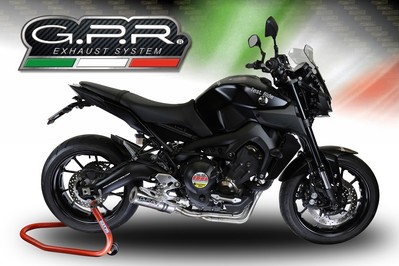 Racing full system exhaust  GPR for  Tracer 900 GT 2018/2020 M3 Inox
