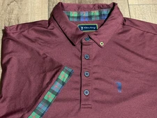 William Murray Short Sleeve Golf Polo Shirt Size Medium Maroon -Excellent Cond-