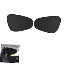 Car Side Window Sun Shades, 2 PCS Window Sunshades 2 PCS Front Window Black