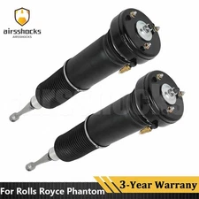 Pair Front Air Suspension Shocks Struts For Rolls Royce Phantom RR1 RR1N 04-14