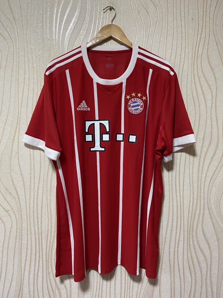 BAYERN MUNICH 2017 2018 HOME FOOTBALL SHIRT SOCCER JERSEY