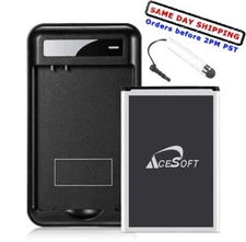 AceSoft 6620mAh Replacement Lithium Battery Universal Charger for LG G4 H810 NEW