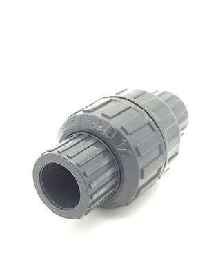 PVC Feder-Rückschlagventile Lösungsmittel Schweißen & BSP Gewinde 1/2'''' bis 2'''' BSP Rückgabefrei