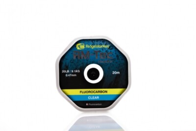 RidgeMonkey RM-Tec Flourocarbon Hooklink - 15lb Clear