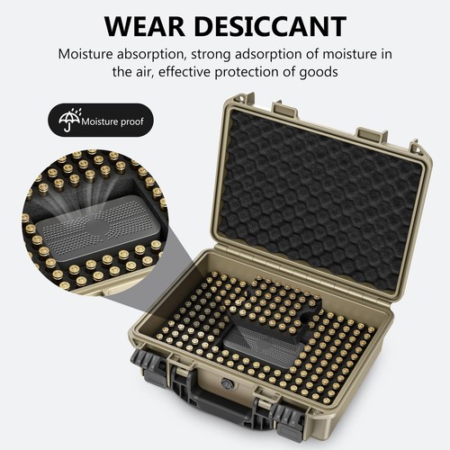 350 Round Bullet Locking Storage Case-Travel Safe/Mil Spec/Waterproof Ammo Bo... - Picture 5 of 6